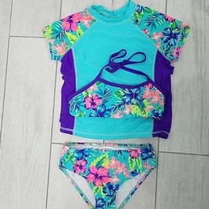 Girls 3 piece swim set